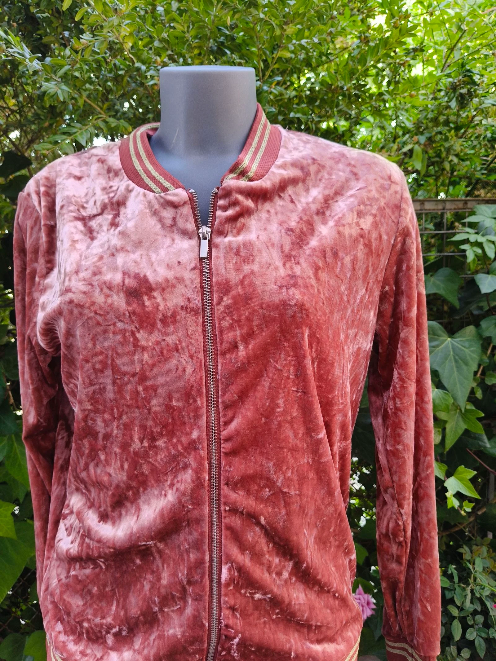 Pink Velour Sweatshirt – photo 4